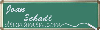Joan Schadl Visitenkarte